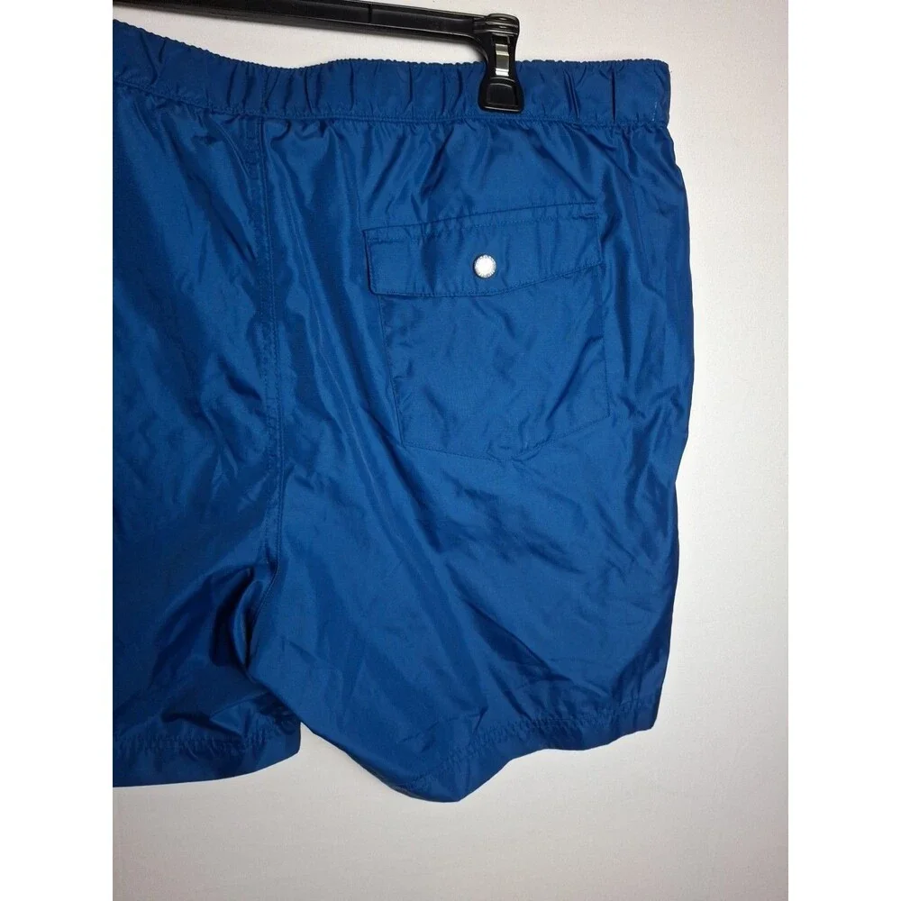 LANDS' END Men's Blue Quik - Dry Nylon Swim Trunks/ Shorts Size 42